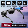 2025 Smart Glasses 32GB Memory with Camera Sunglasses Mini Camera Video Translation Bluetooth Call Anti-blue Glasses Man Women