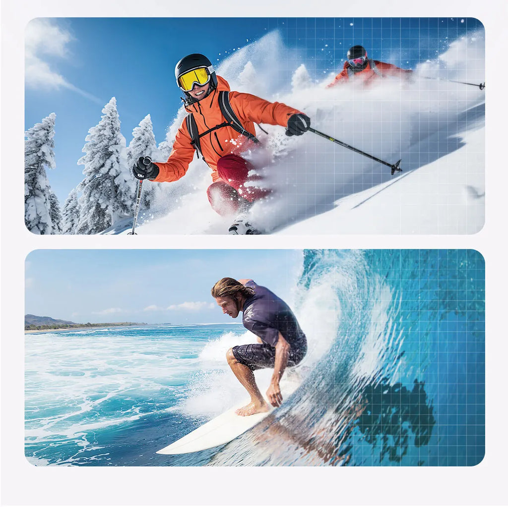 Smart Glasses With 8M HD camera 1200P anti-shake HD video AI intelligent voice assistant Real-time translation Object recognion