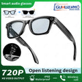 2025 Smart Glasses Men 8MP Camera WiFi Bluetooth Touch Control IP65 Waterproof AI Translation Noise Cancelling AI Glasses Women